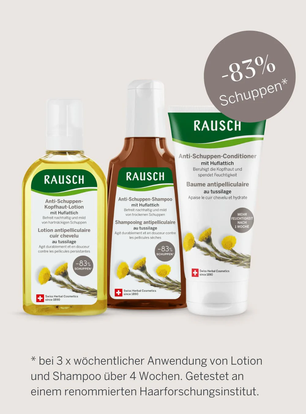 Trockene Schuppen